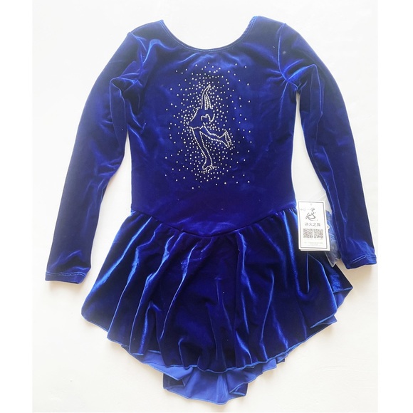 New Figure Skating Dress Girls' Ice Skating Dress Size 10 (5~8T)